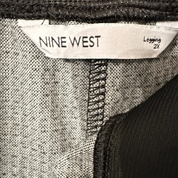 Nine West Leggings Black and White 2XL - Picture 2 of 7